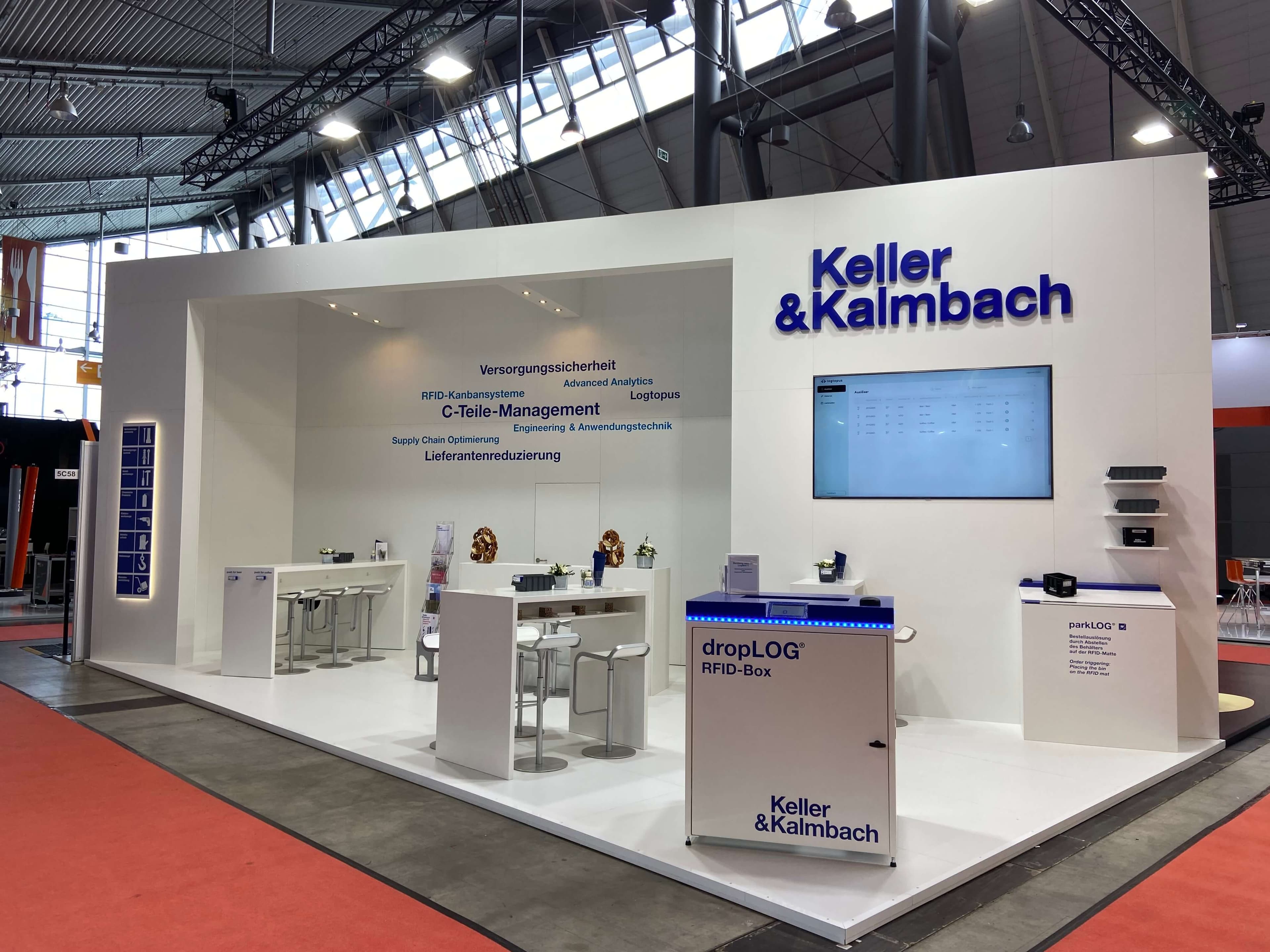 Ansicht des Keller & Kalmbach Messestandes